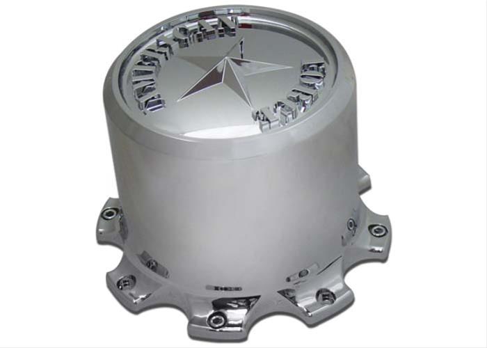 American Force Lifestyle Center Caps AFX306 Wheel Cap, Lifestyle, 8-Lug, 4 in. Tall, Plastic, Silver, Each