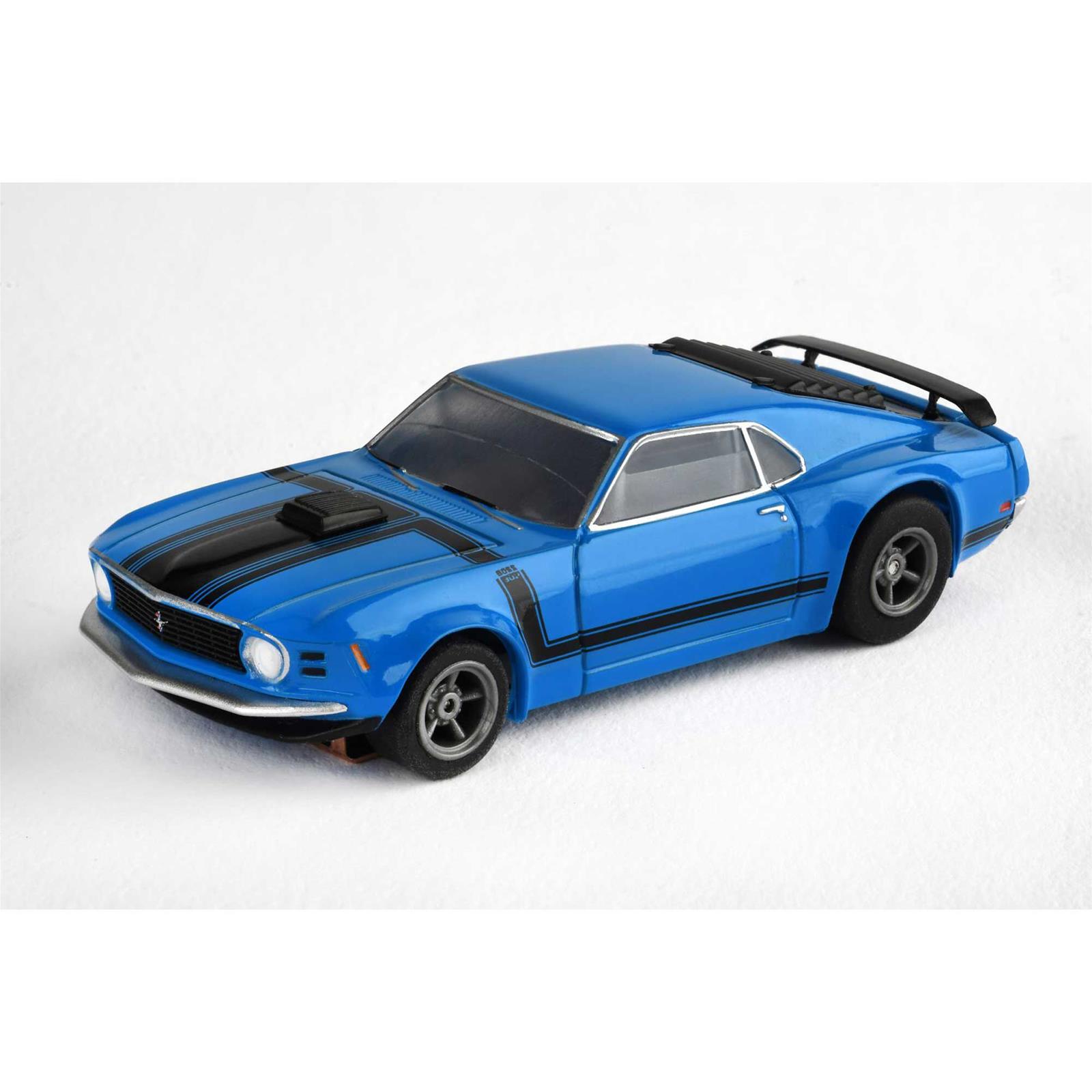 AFX Racing 22026 AFX Racing Ford Mustang Boss 302 Blue Mega G+ HO
