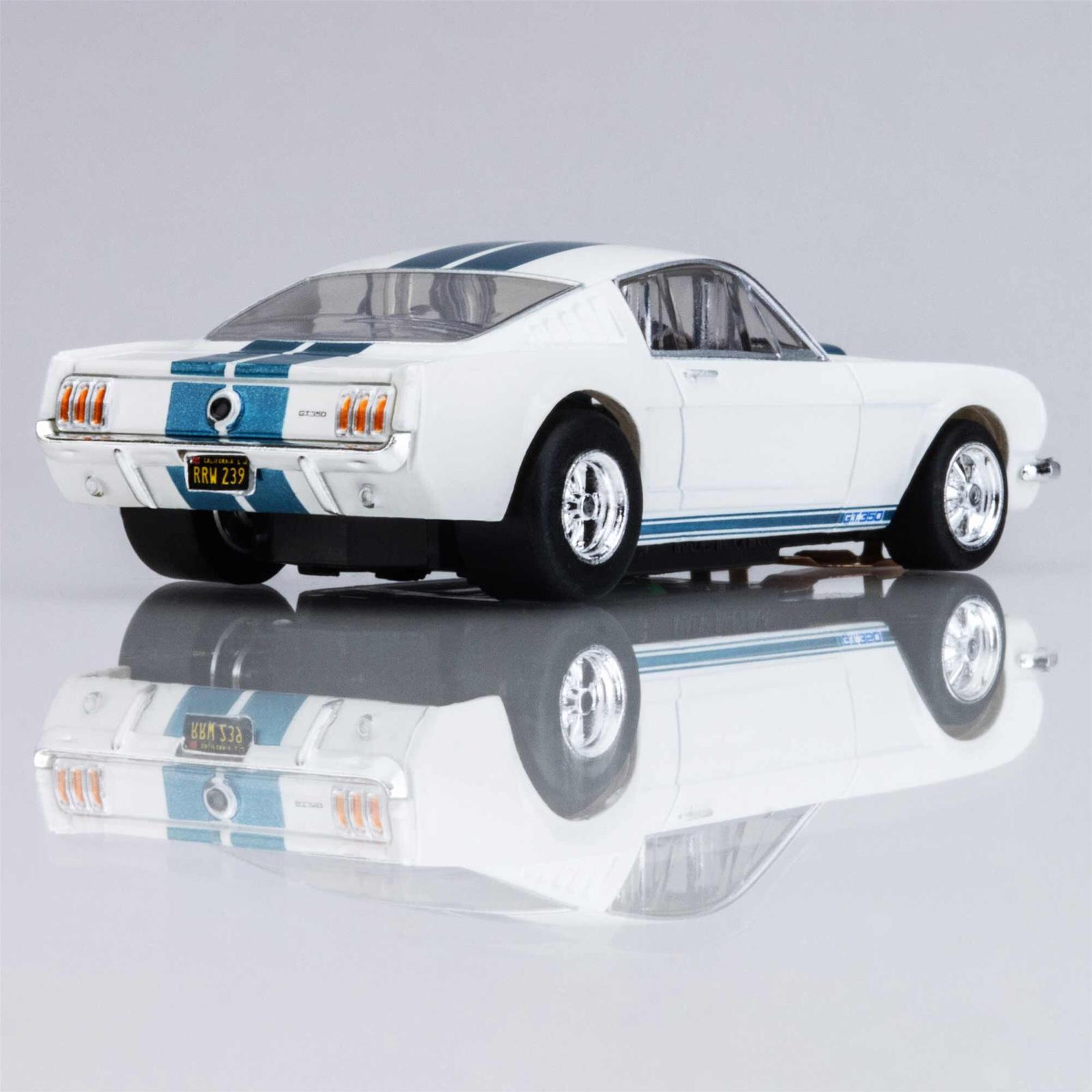 AFX AFX 1965 Shelby Mustang GT350R Mark Donohue Blue/White Mega G+