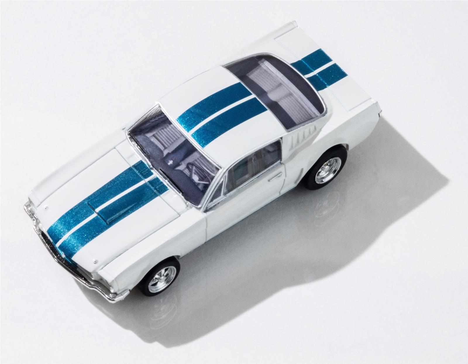 AFX Racing 22068 AFX Racing 1965 Ford Mustang Shelby GT350 White