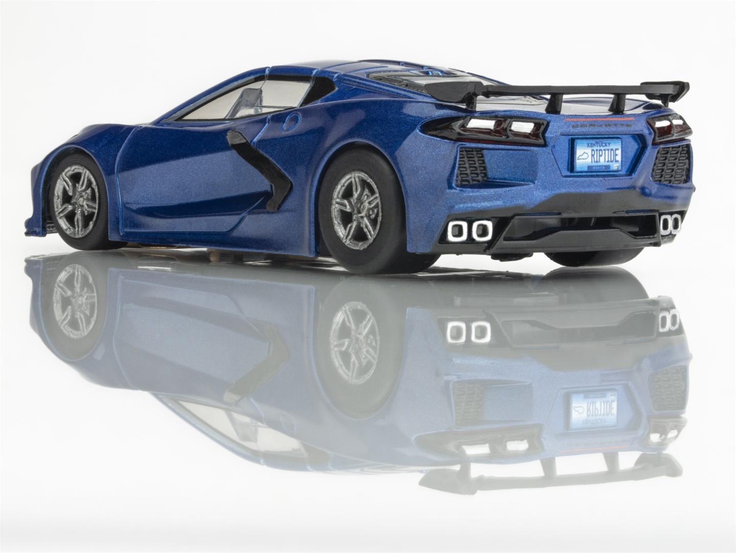 AFX Racing 22094 AFX Racing Chevy Corvette C8 Riptide Blue Mega G+