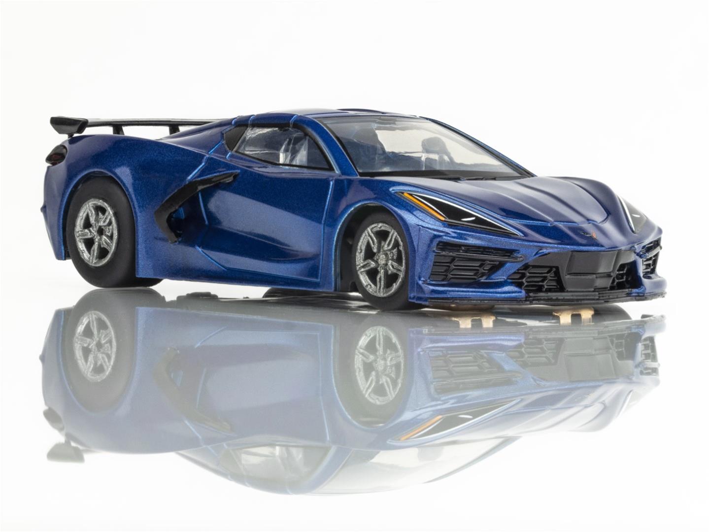 AFX Racing 22094 AFX Racing Chevy Corvette C8 Riptide Blue Mega G+