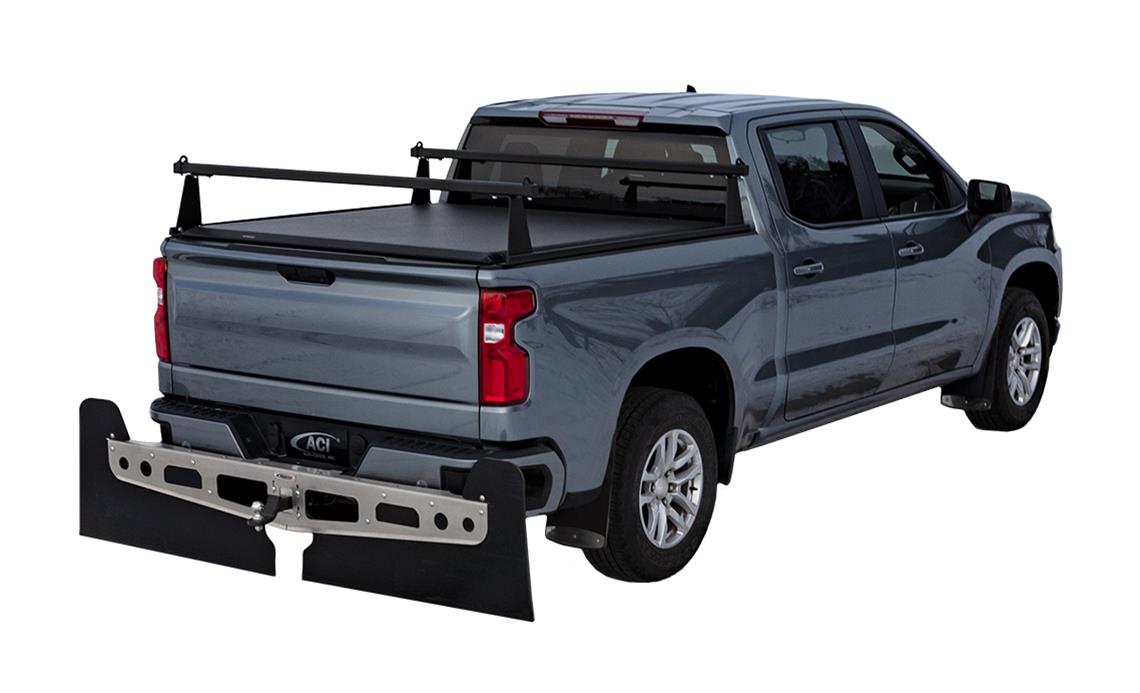 Access Adarac Aluminum M-Series Bed Racks F4040022 Rack, Adarac, M-Series, Cargo Rack, Stake Holes Mounting Style, Aluminum, Matte Black Anodized, Dodge, Ram, With 6 ft. 4 in. Bed, Each
