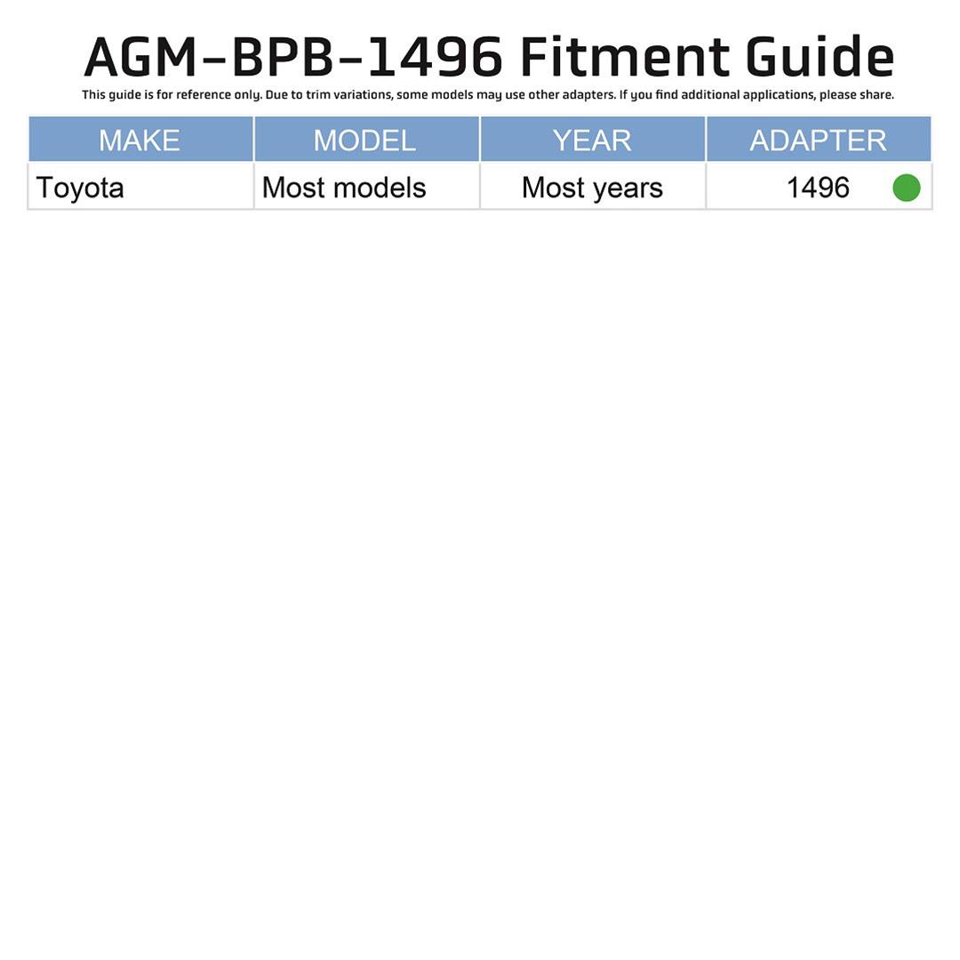 AGM Products Master Cylinder Reservoir Covers AGM-BPB-1496 Brake Cap - Toyota thumbnail 4