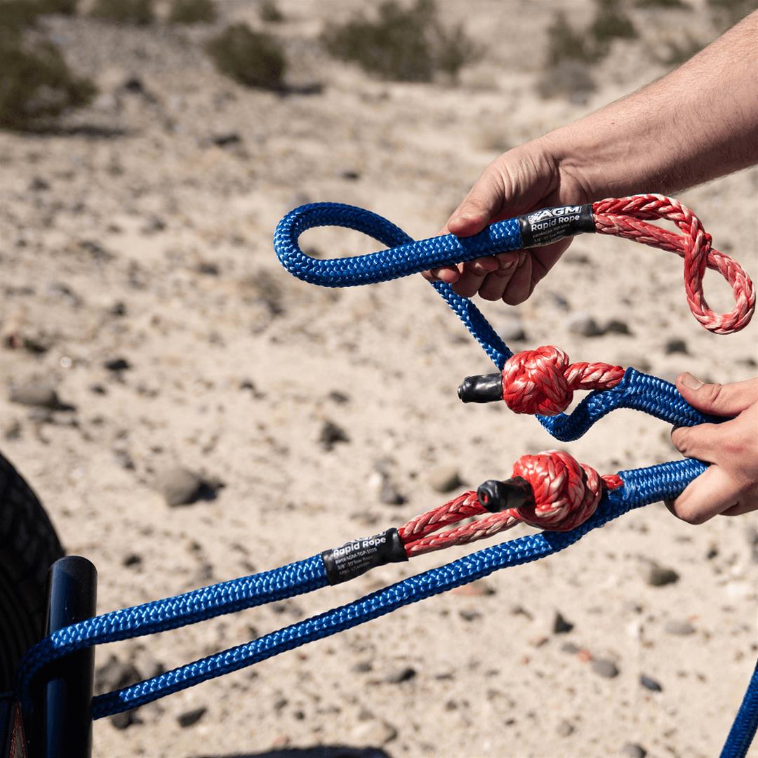 AGM Products Rapid Ropes AGM-TGP-1056 Rope - tow rope with built in soft shackles thumbnail 3