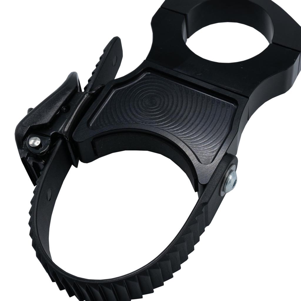 AGM Products Universal Quick Clamps AGM-EJA-2043 Jack Mount, Bolt-On Chassis Mount, 1.750 in. Diameter, Aluminum, Black Each thumbnail 2
