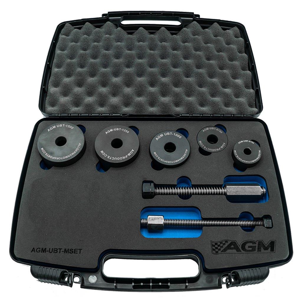 AGM Products Control Arm Joint Tools AGM-UBT-MSET Master Uni-Ball Set-includes .750", .875", 1.0", 1.250" & 1.500" tools. Plus1-.500" & .750" screw thumbnail 4