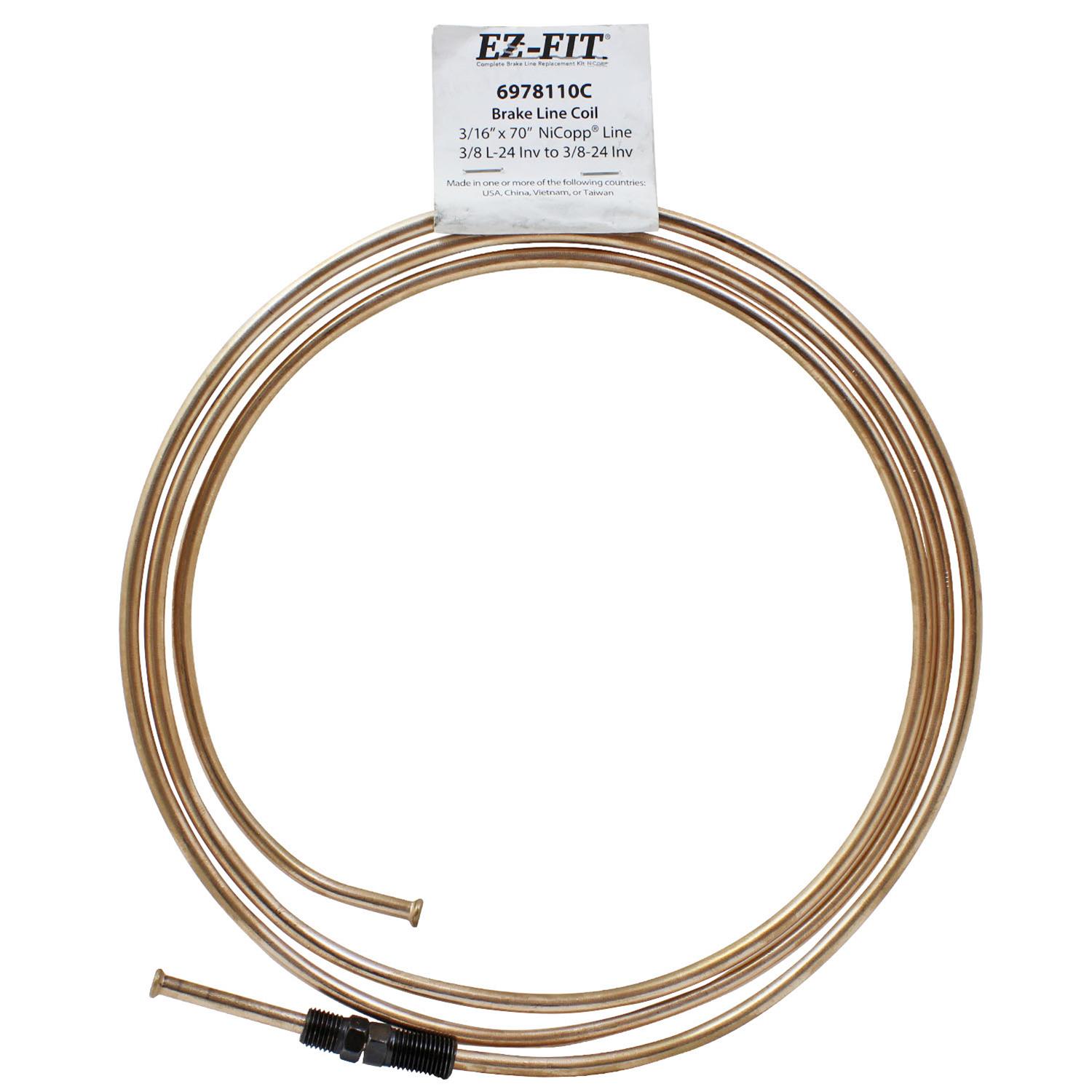 AGS Company Automotive Solutions LLC 6978110C AGS EZ-Fit Universal Brake  Line Kits | Summit Racing