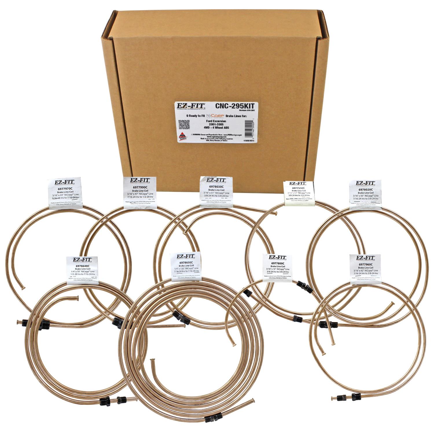 AGS Company Automotive Solutions LLC CNC295KIT AGS EZFit Brake Line