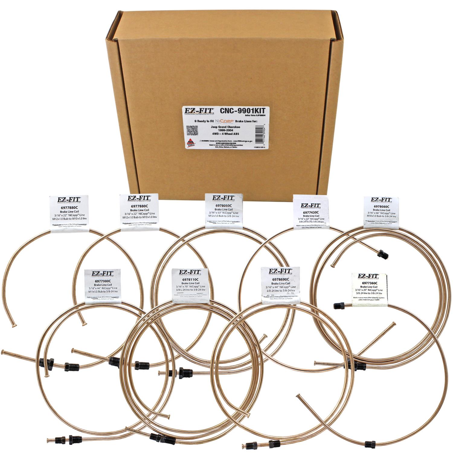 AGS Company Automotive Solutions LLC CNC9901KIT AGS EZFit Brake Line