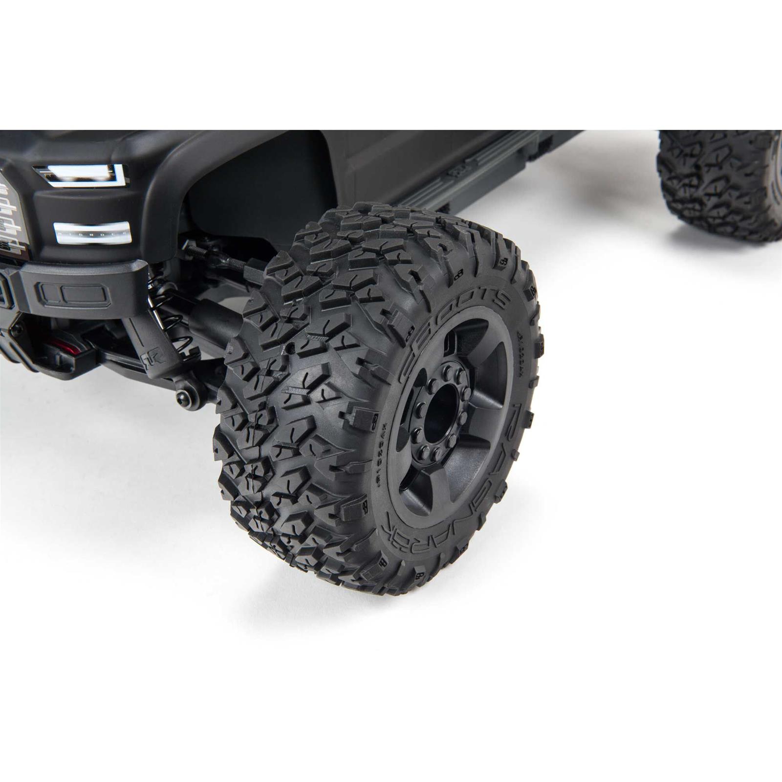 ARRMA ARA4312V3 Arrma Big Rock 1:10 Scale 3S V3 4WD BLX RC Monster ...