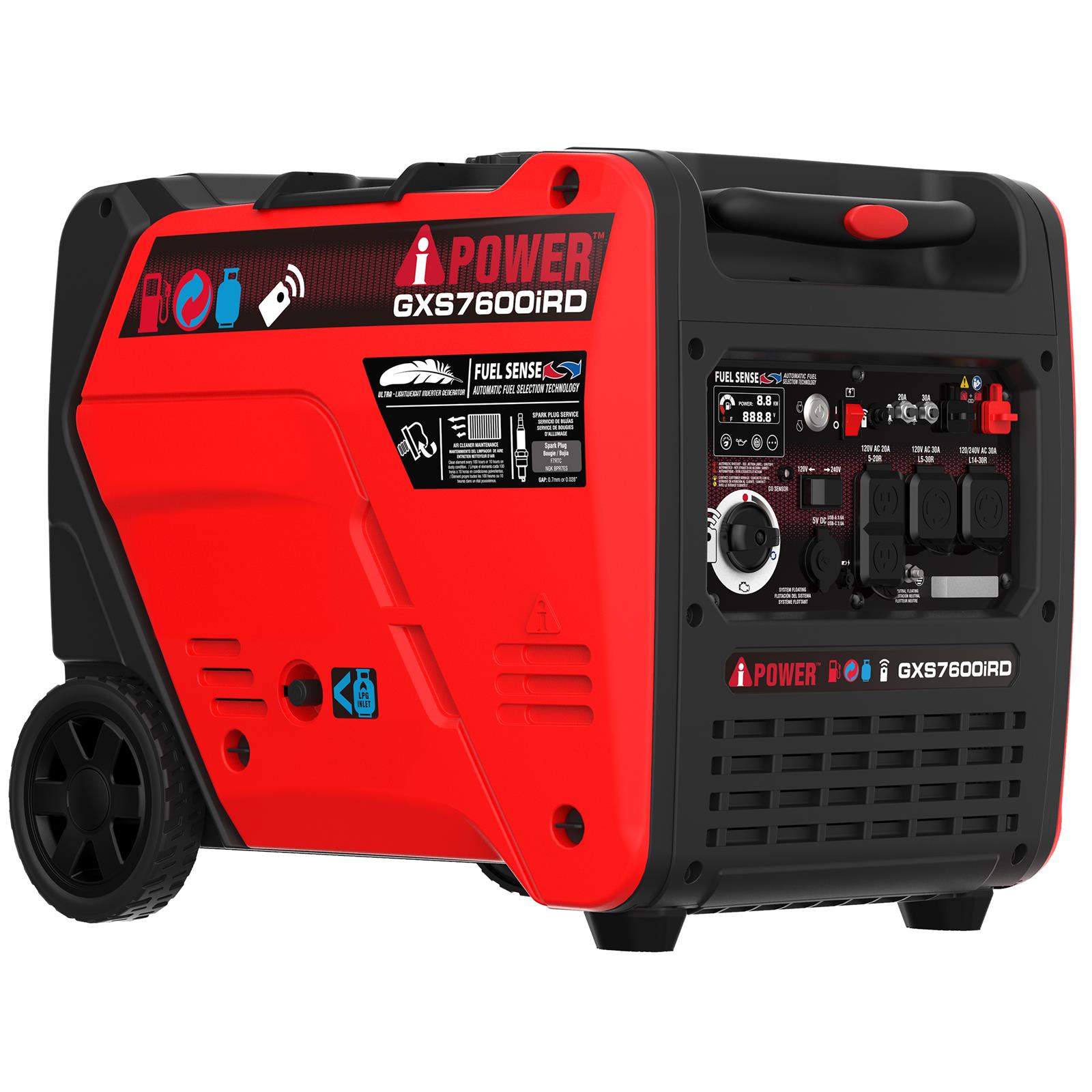 A-iPower GXS7600IRD A-iPower Inverter Generators | Summit Racing