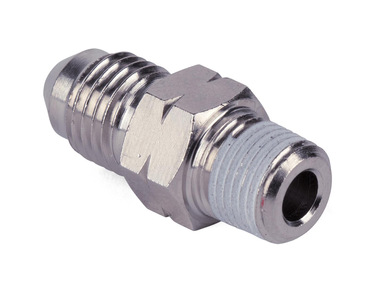 Air Lift Union Fittings 21804 Spring Helper Kit Replacement Components, Fitting, Straight, 1/8 in. MNPT x -4 AN Male, Each