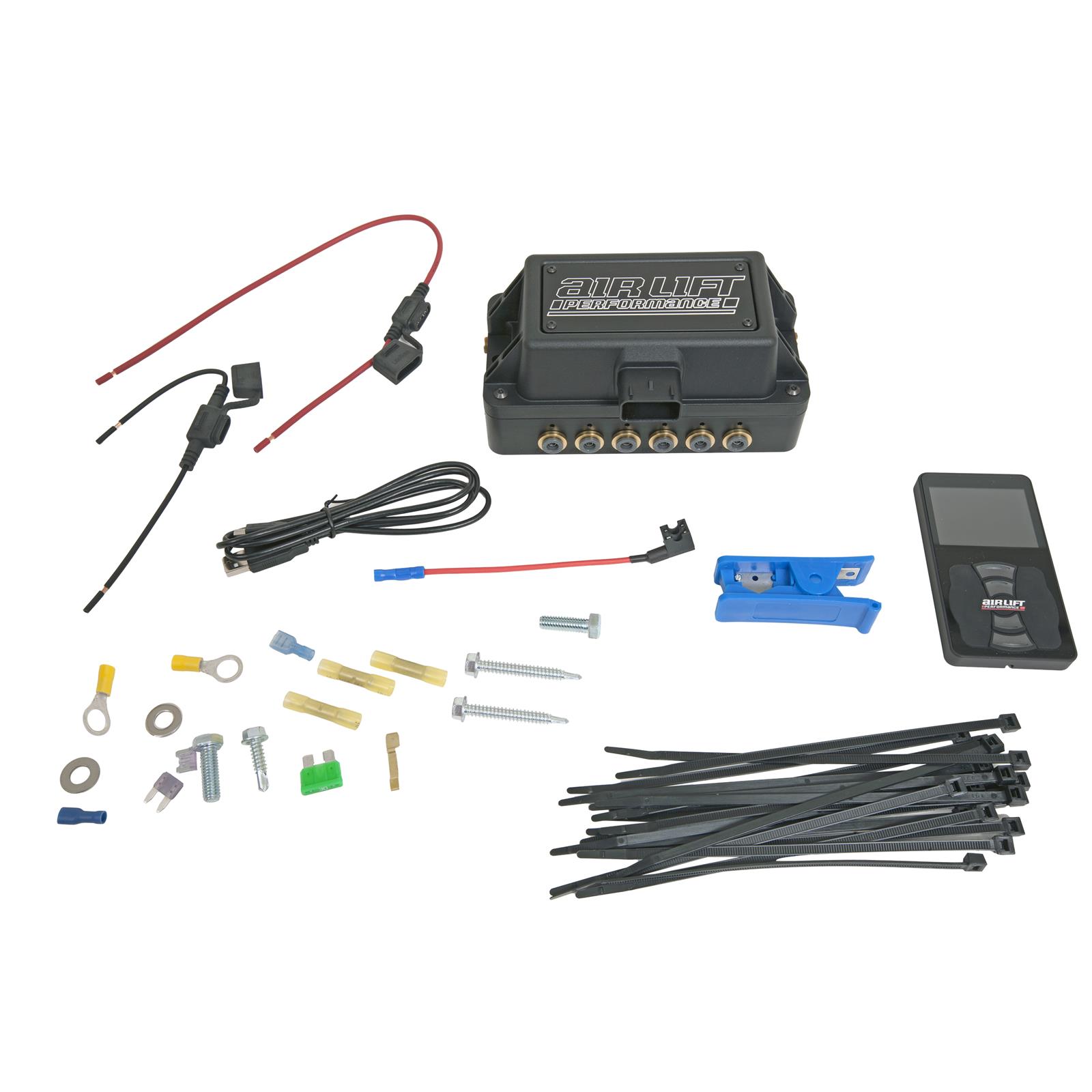 Air Lift Performance 3H (1/4 Air Line 4 Gal 7-Port Raw Aluminum Tank VIAIR 444C Comp) thumbnail 6