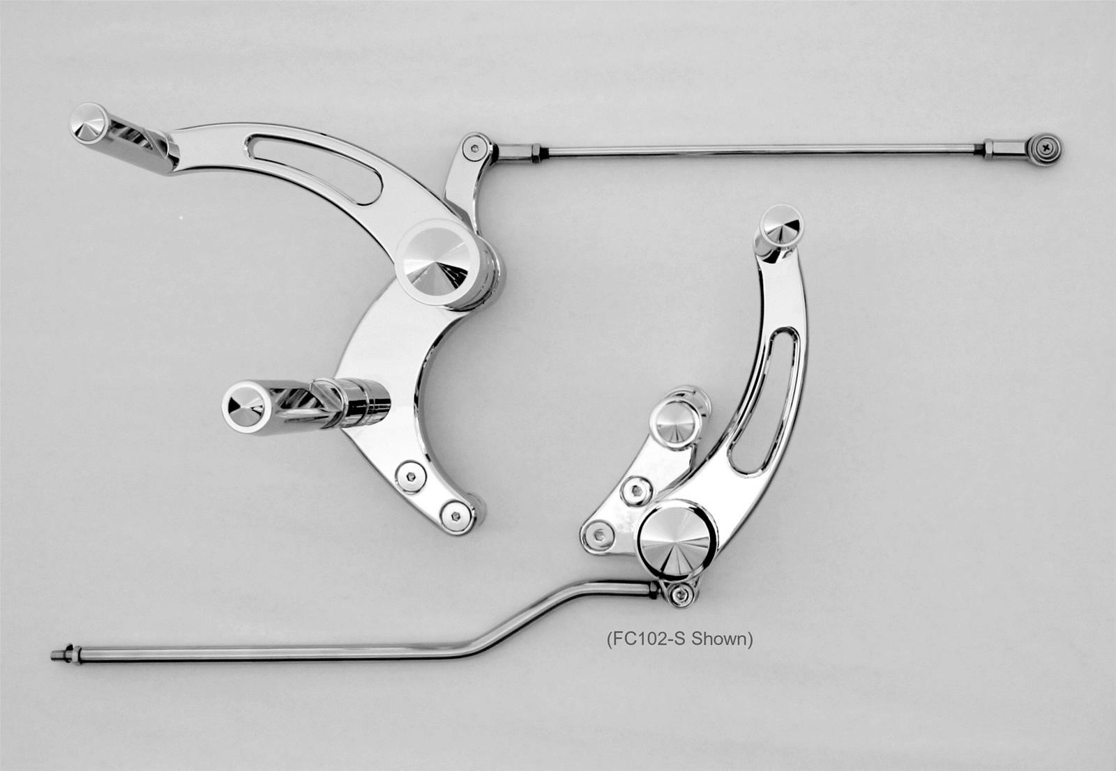 Accutronix FC100SSP Accutronix Slotted Forward Controls Summit Racing