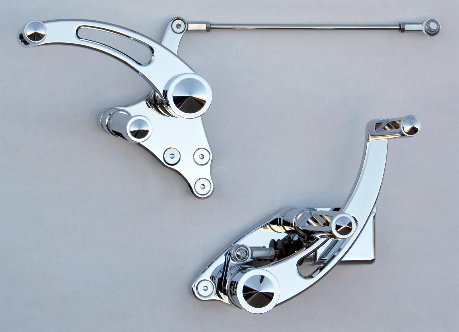 Accutronix FC113SSP Accutronix Slotted Forward Controls Summit Racing