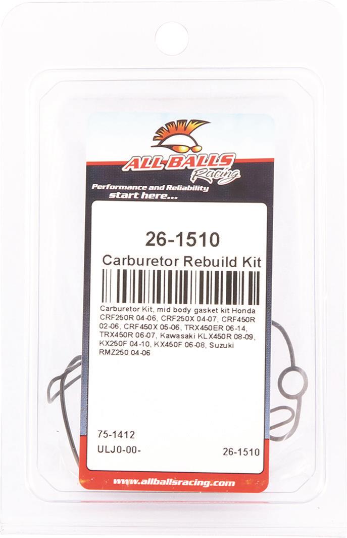 All Balls 226-1510 All Balls Racing Carburetor Rebuild Kits