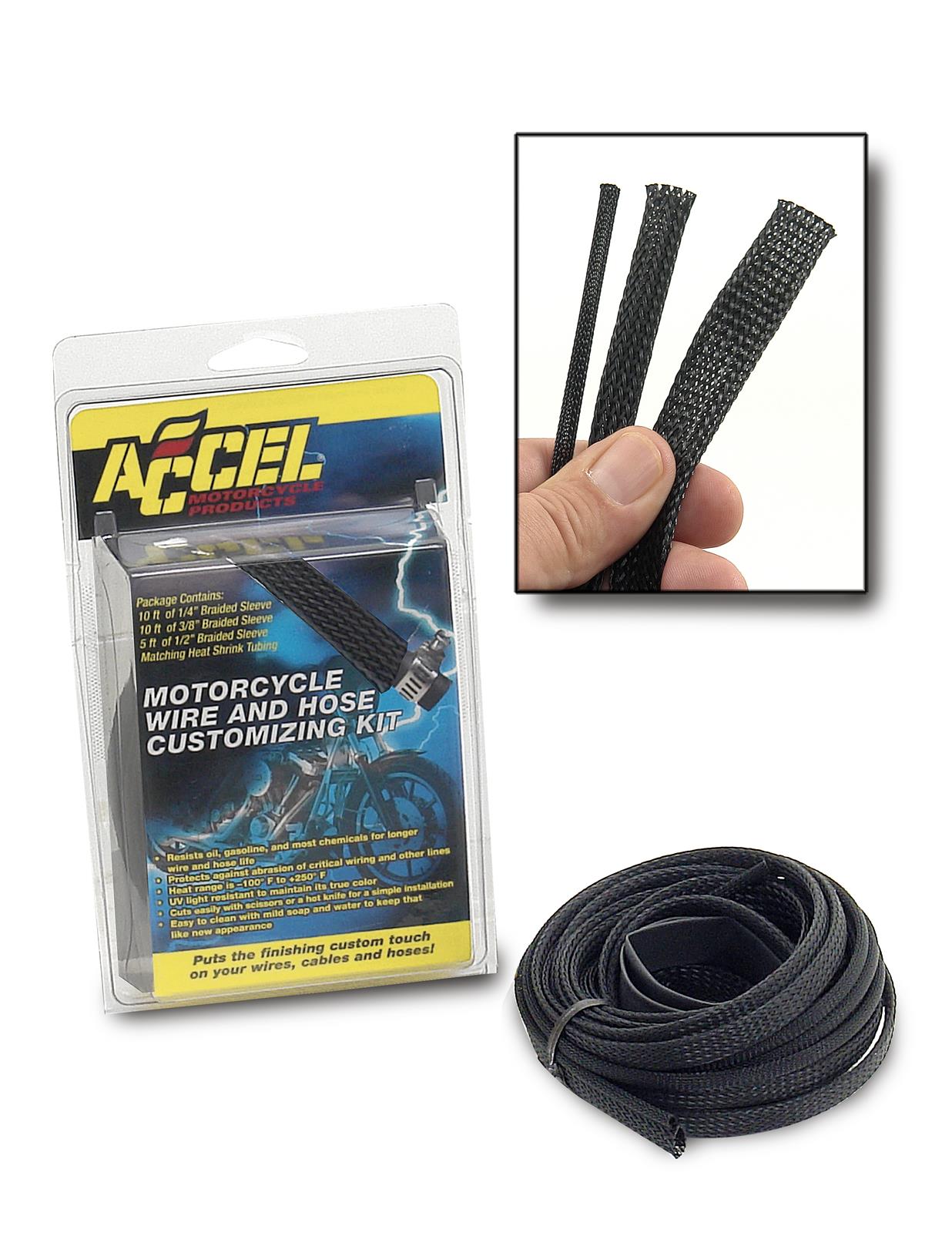 motorcycle braided cable covers