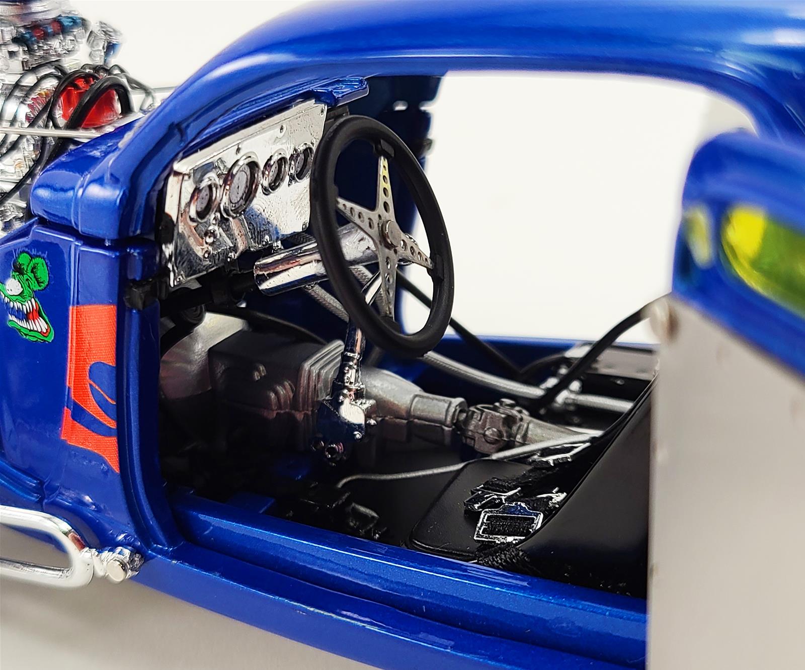 Rat Fink 18965 1:18 Scale 1934 Rat Fink Hot Rod Diecast Model