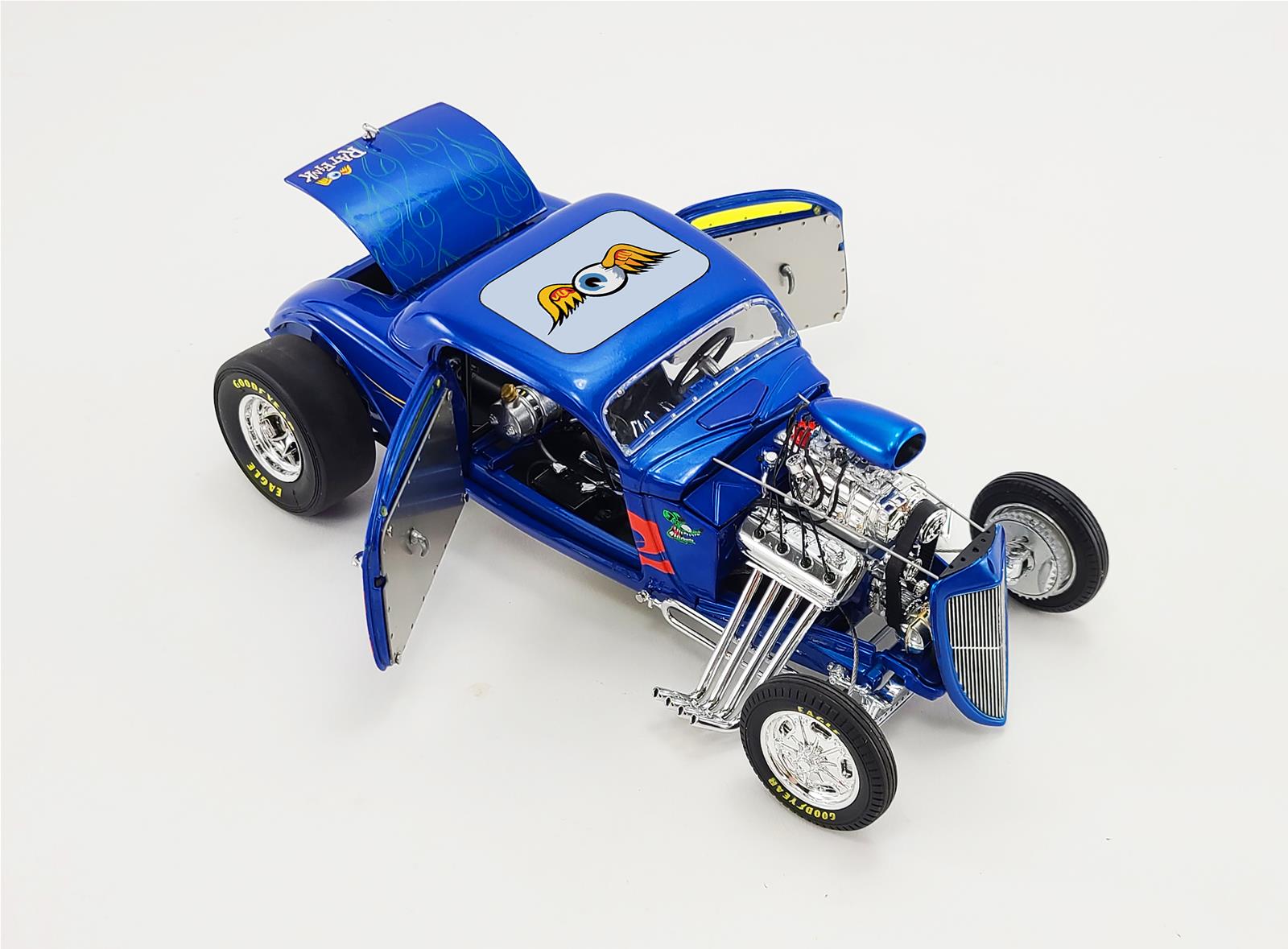 Rat Fink 18965 1:18 Scale 1934 Rat Fink Hot Rod Diecast