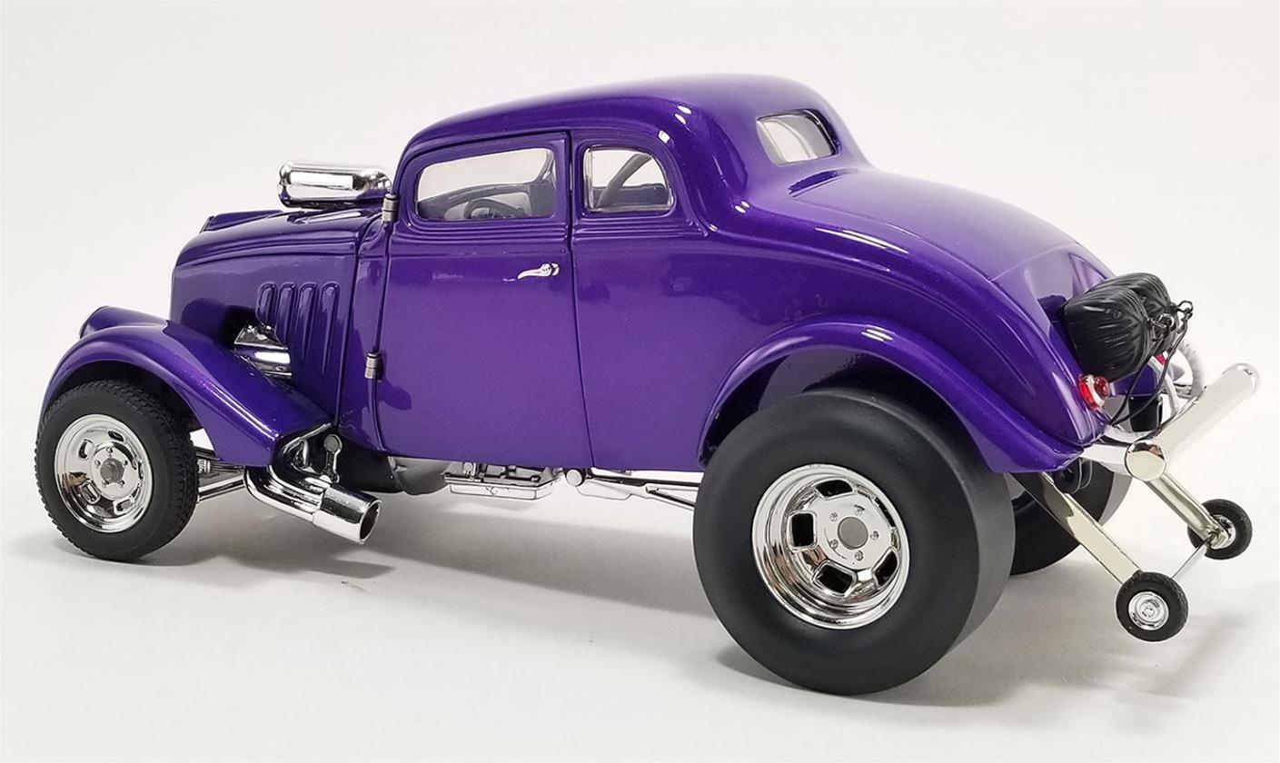 ACME DIECAST A1800925 1:18 Scale 1933 Plum Crazy Gasser Diecast Model ...