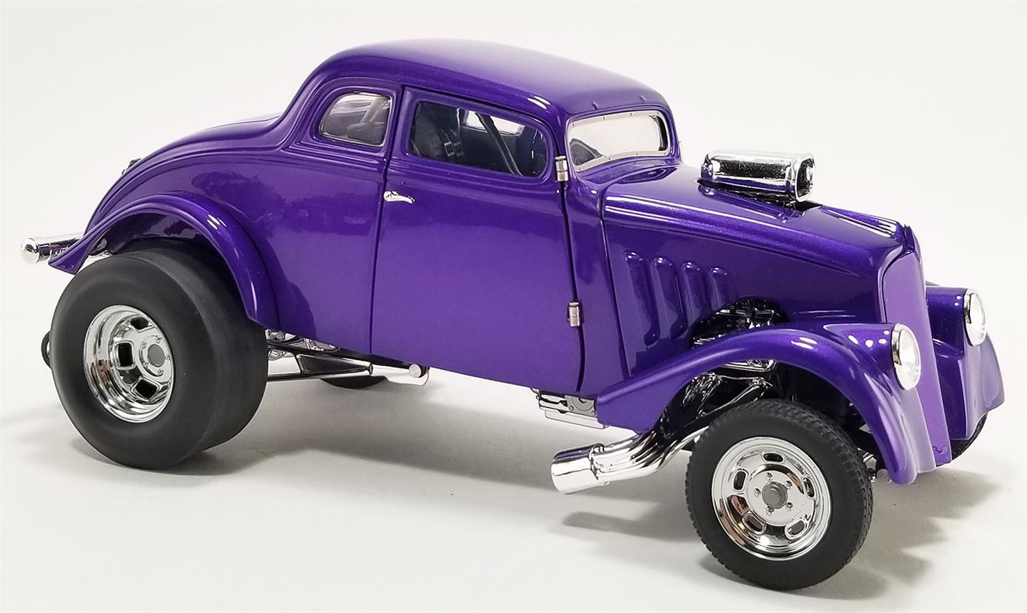 ACME DIECAST A1800925 1:18 Scale 1933 Plum Crazy Gasser Diecast Model ...