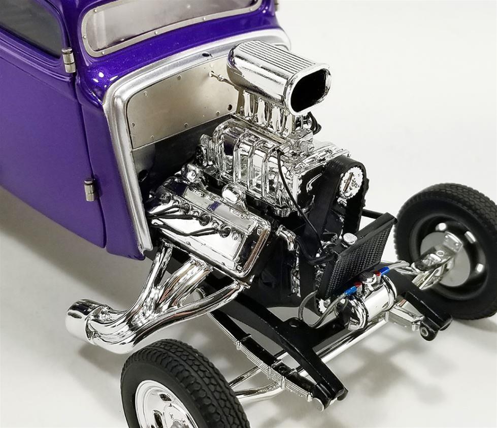 ACME DIECAST A1800925 1:18 Scale 1933 Plum Crazy Gasser Diecast Model ...