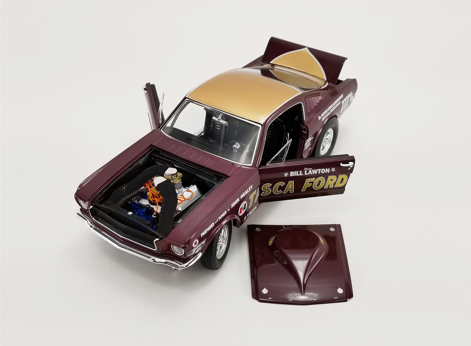ACME DIECAST A1801839 1:18 Scale 1965 AFX Tasca Ford Mustang