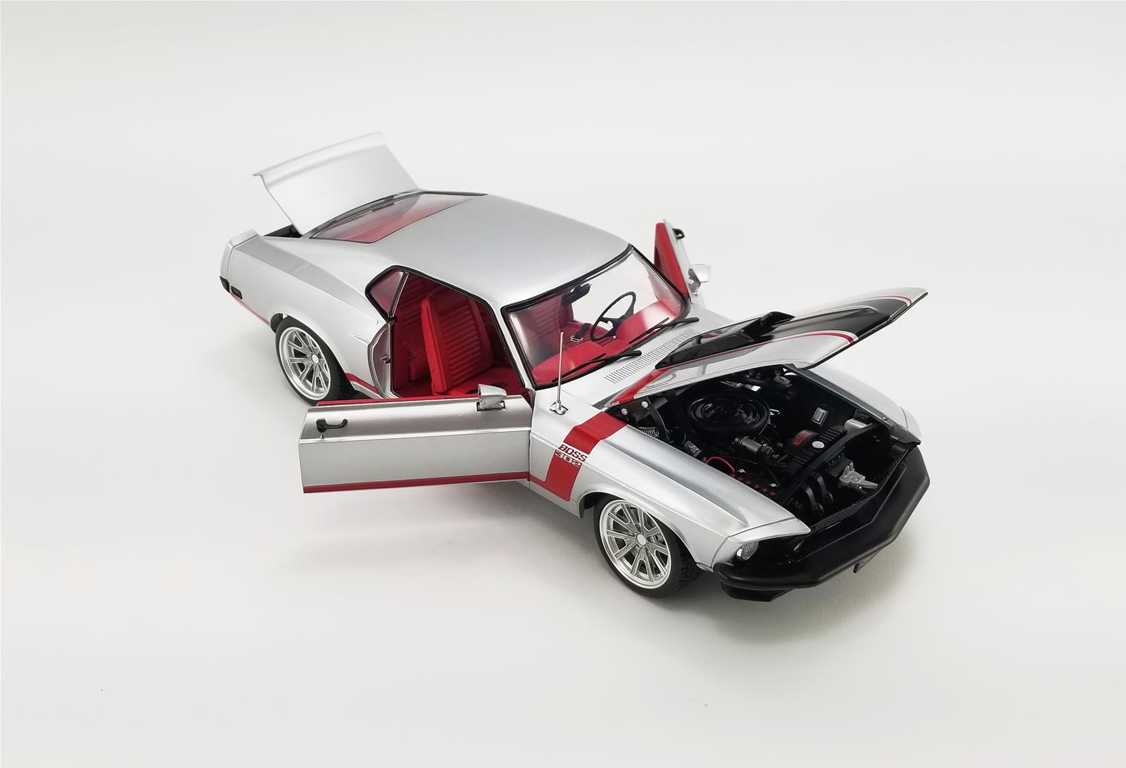 ACME DIECAST A1801842 1:18 Scale 1969 Ford Mustang Boss 302