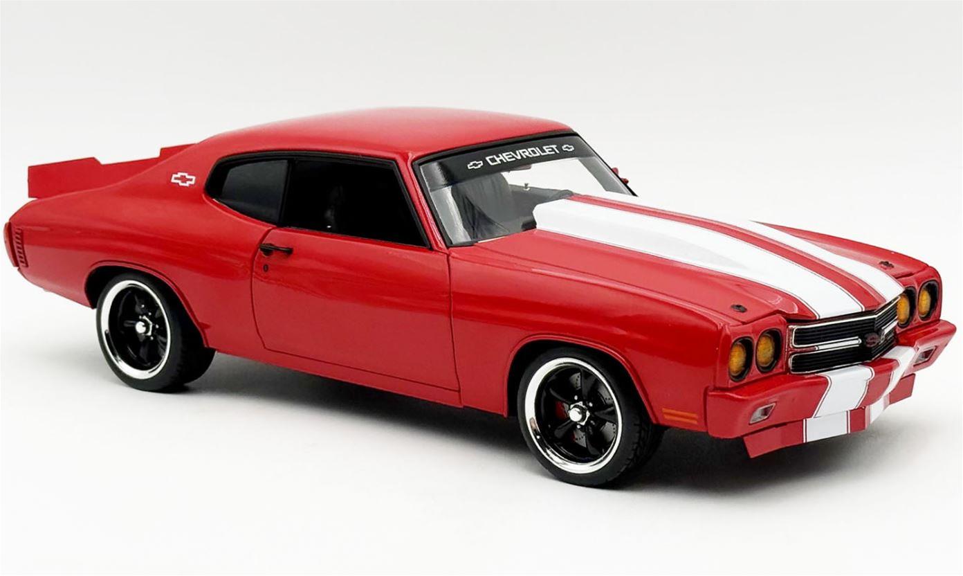 ACME DIECAST A1805529 1:18 Scale 1970 Chevrolet Chevelle SS Red