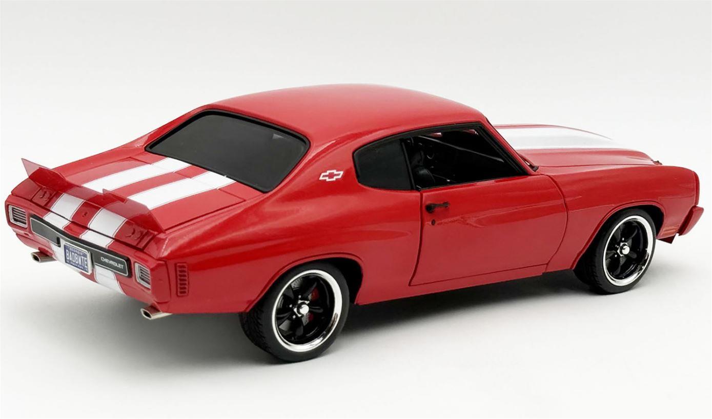 ACME DIECAST A1805529 1:18 Scale 1970 Chevrolet Chevelle SS Red