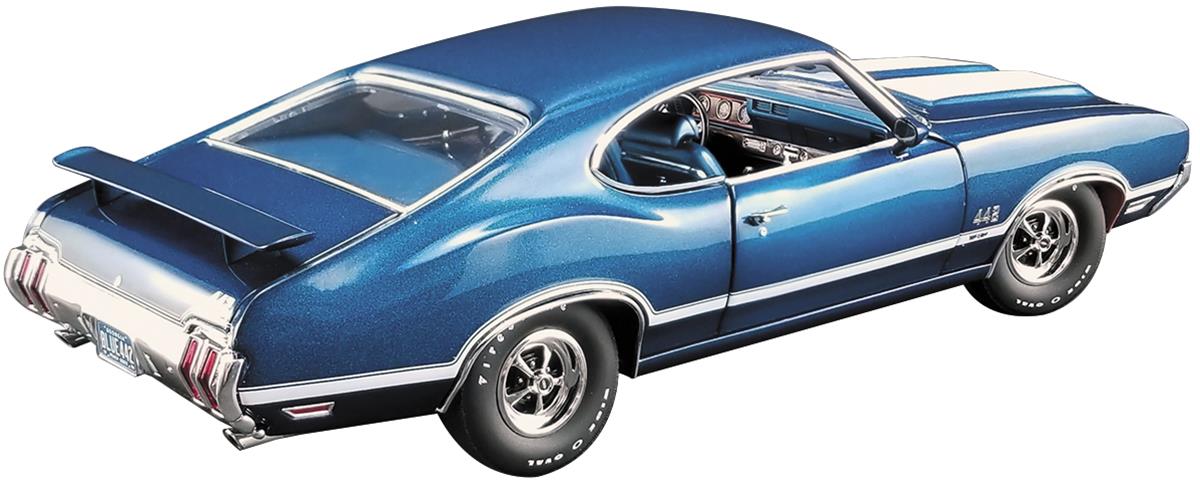 GMP 1:18 Oldsmobile 442 W-30 Año de construcción 1970 turquesa metálico A1805627 modelo coche