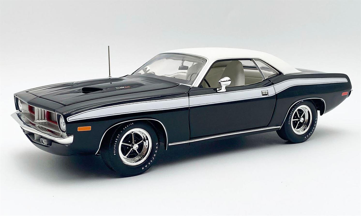 ACME DIECAST A1806137 1:18 Scale 1972 Plymouth Cuda 340 Diecast