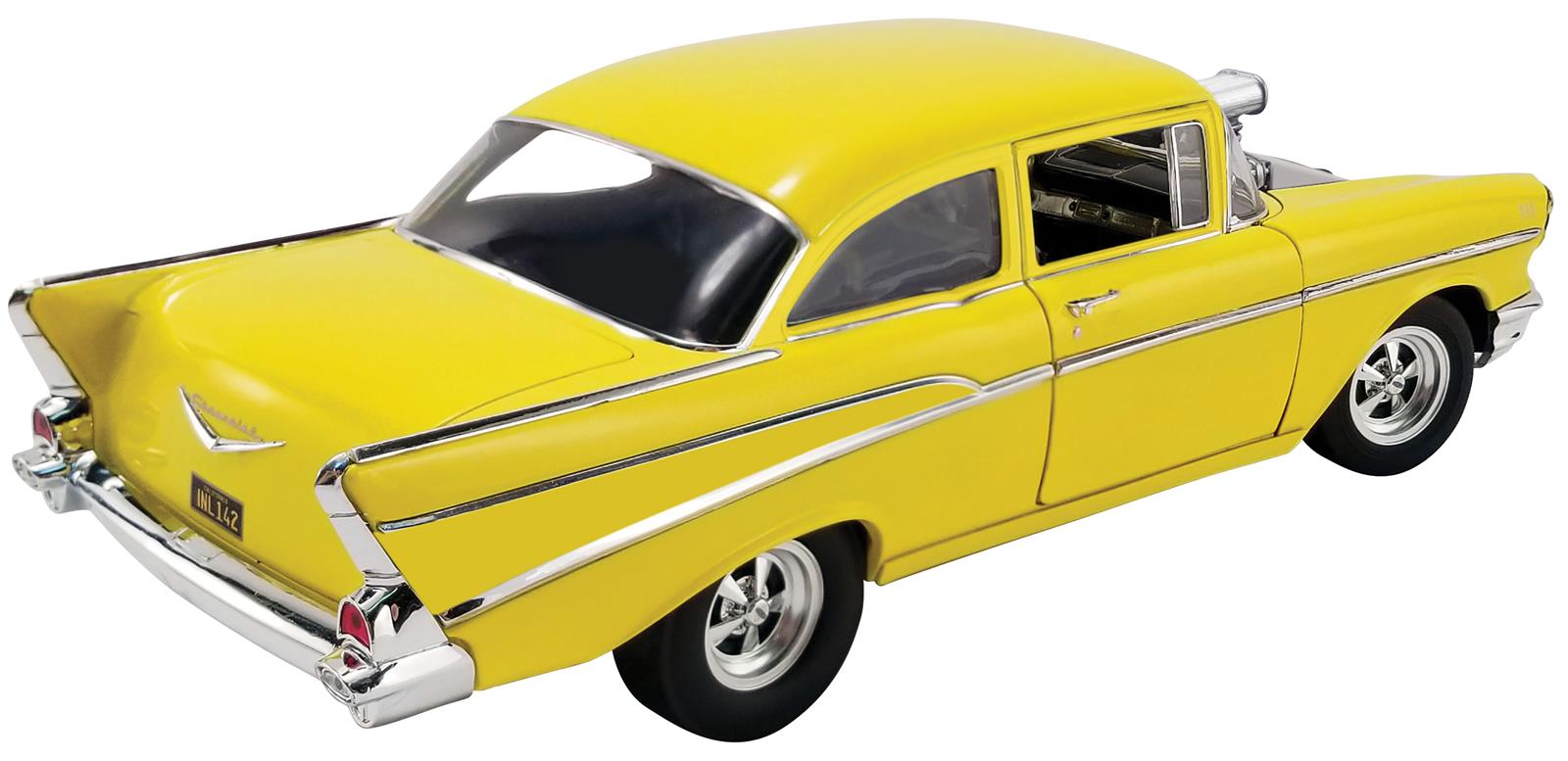 Acme Diecast A1807006 118 Scale 1957 Chevrolet 210 Hollywood Knights