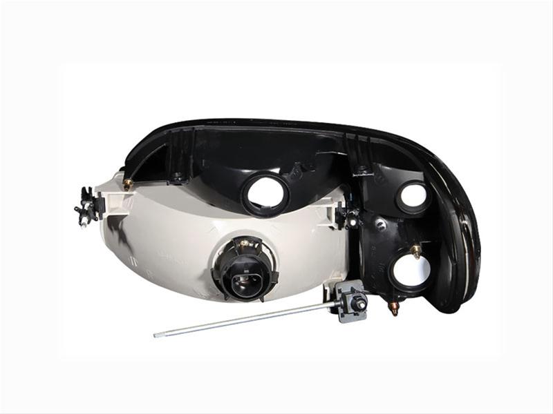 Anzo Headlights for 1995-2001 EXPLORER - 111039 Headlights, Clear Style, Clear Lens, Black Housing, Amber Corner, Ford, Pair thumbnail 2