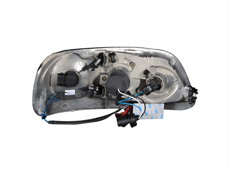 ANZO 1997.5-2003 Ford F-150 Projector Headlights w/ Halo Chrome 1pc thumbnail 2