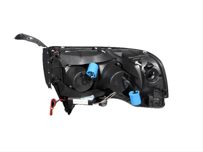 ANZO 1994-2001 Dodge Ram Projector Headlights w/ Halo Black thumbnail 2