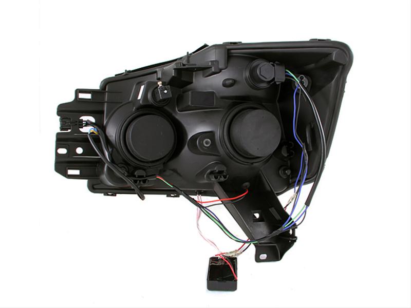 Anzo Headlights 111094 Headlights, Projector with CCFL Halo, Clear Lens, Chrome Housing, for Nissan, Pair thumbnail 3