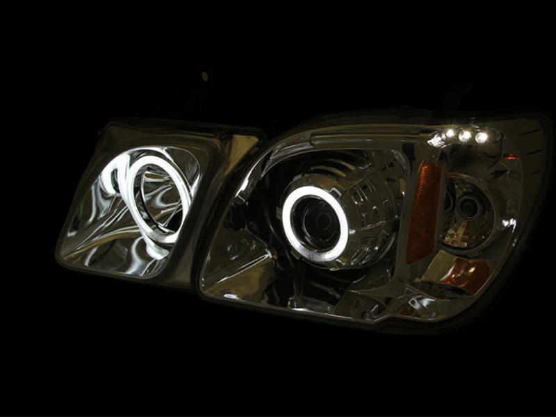 ANZO 1998-2007 Lexus Lx470 Projector Headlights w/ Halo Black (CCFL) thumbnail 2