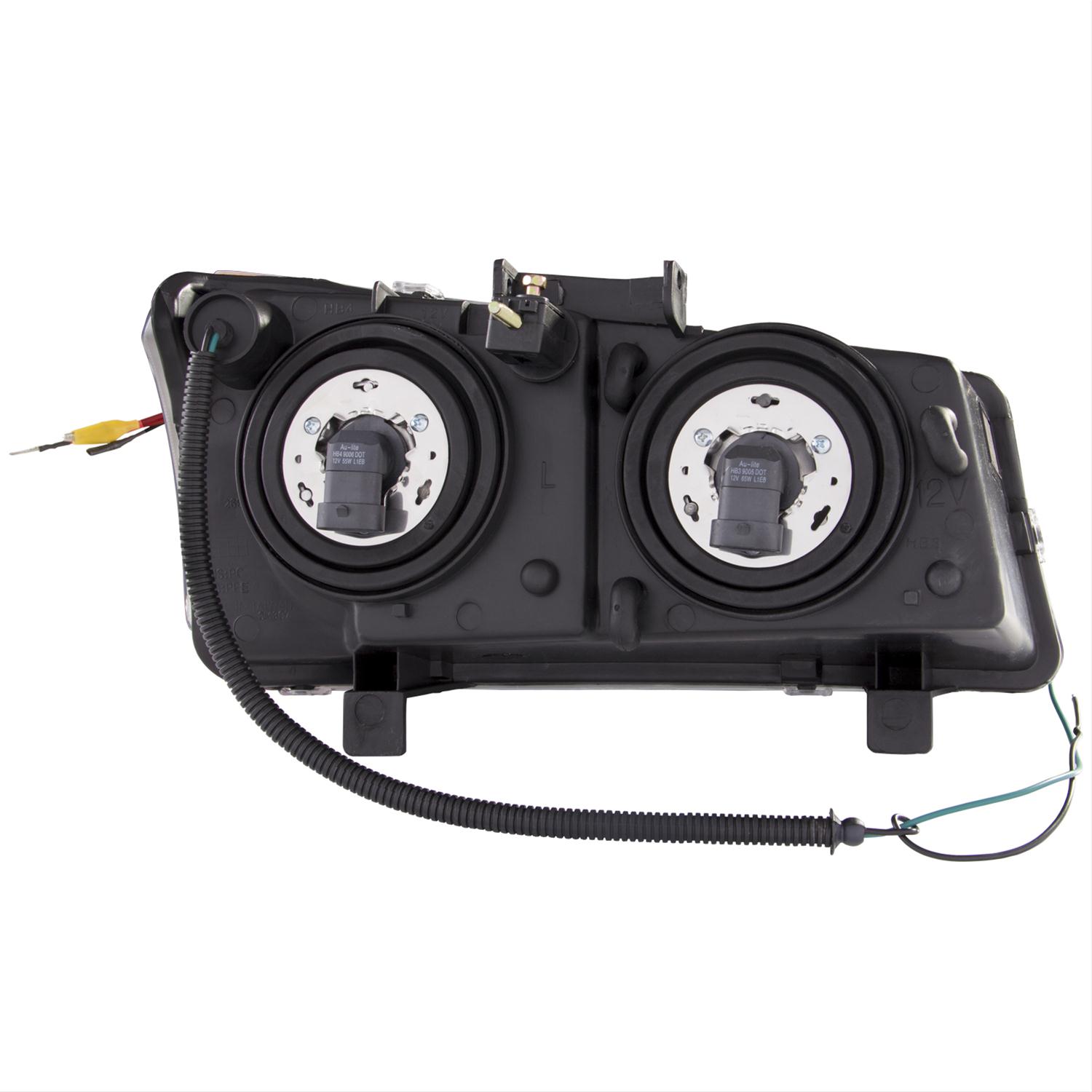 ANZO 2003-2006 Chevrolet Silverado 1500 Projector Headlights w/ U-Bar Chrome thumbnail 3