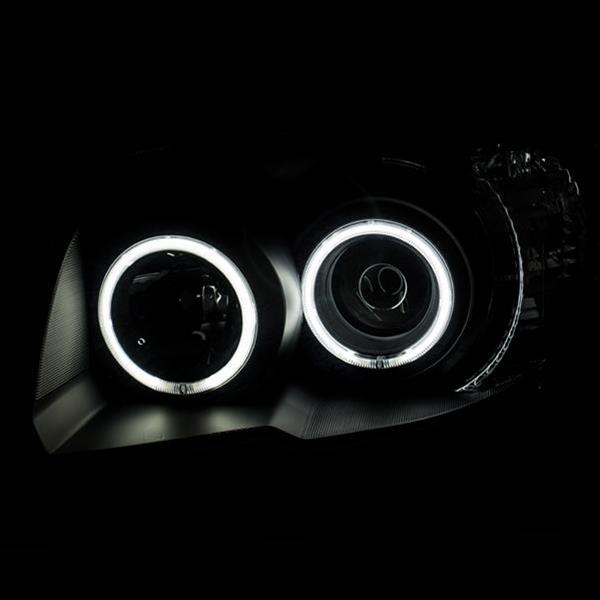 ANZO 2006-2009 Toyota 4Runner Projector Headlights w/ Halo Black thumbnail 3