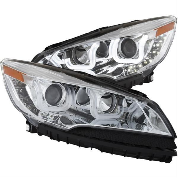 Anzo Headlights 111325 13-14 ESCAPE Projector w/ U-Bar Chrome Clear