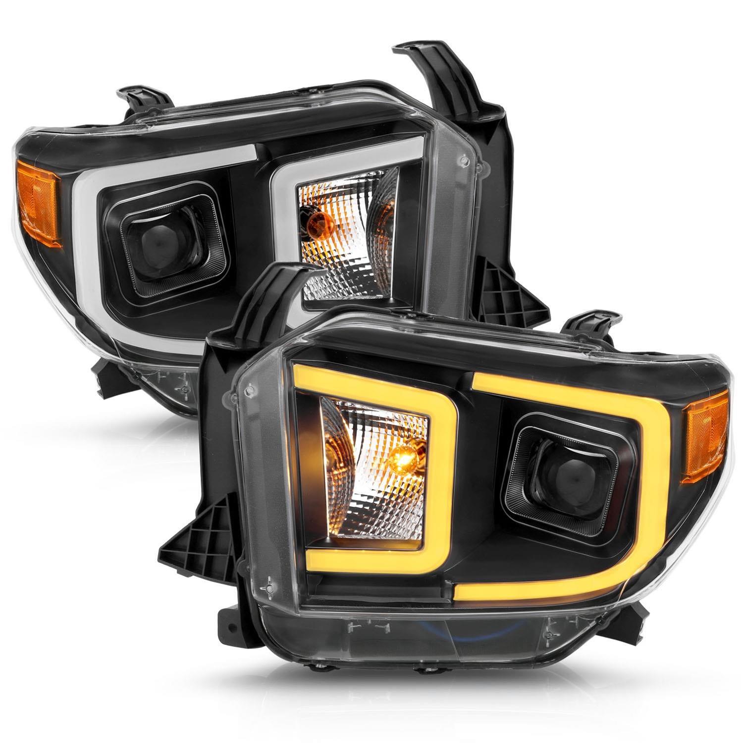 Anzo Projector Plank Style Switchback Headlights 111414 Headlights,Projector w/ Black w/ Amber thumbnail 3