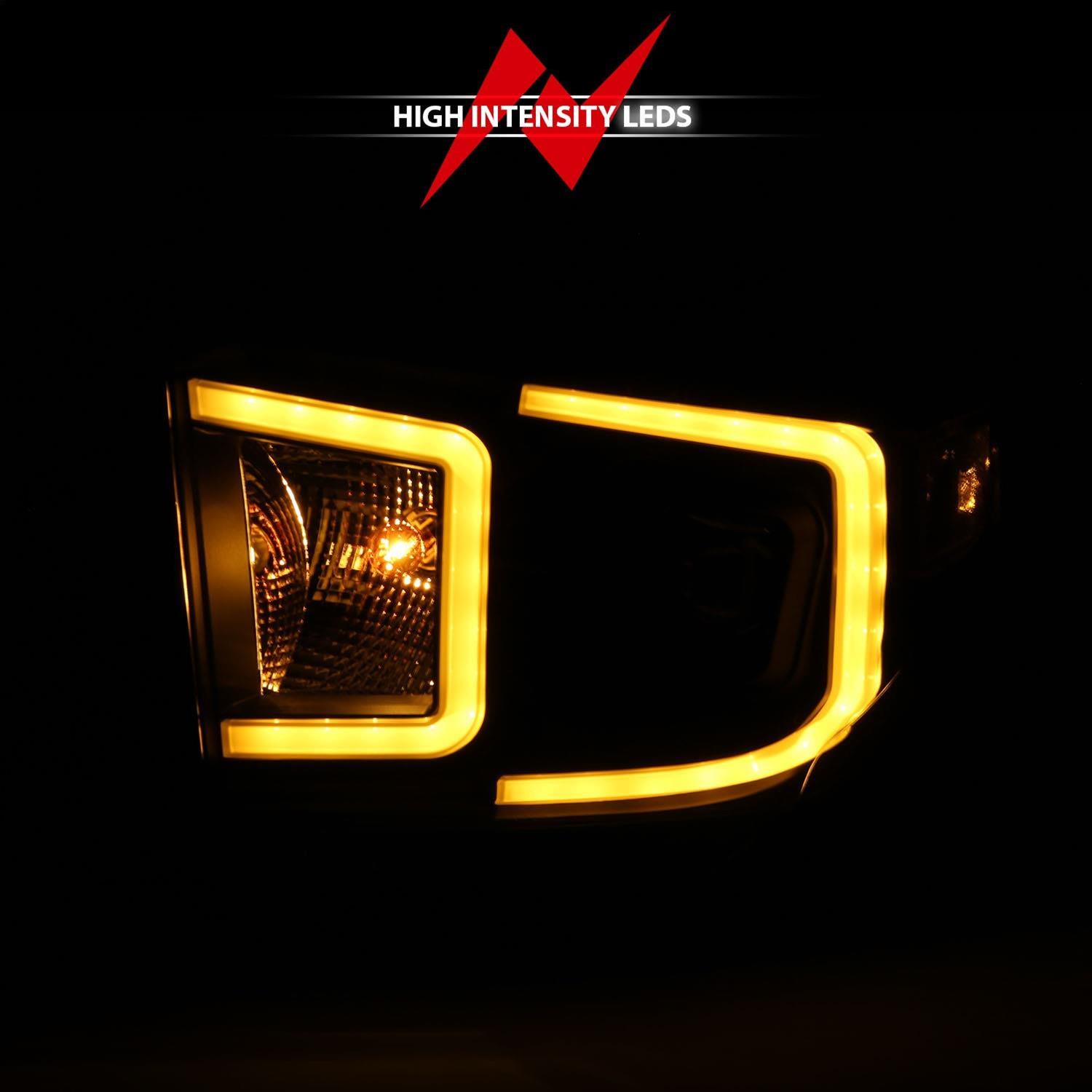 Anzo Projector Plank Style Switchback Headlights 111414 Headlights,Projector w/ Black w/ Amber thumbnail 9