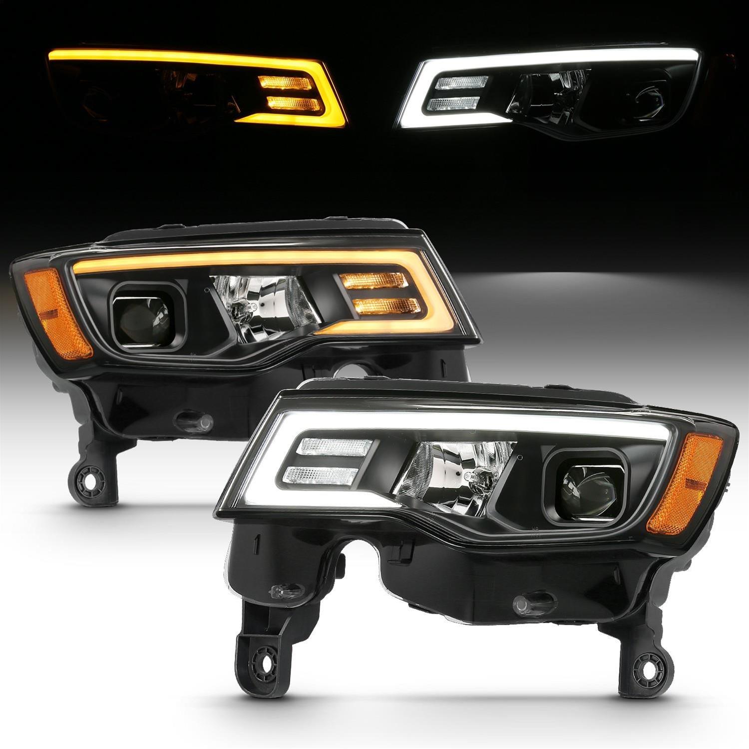Anzo USA 111419 Anzo Projector Plank Style Switchback Headlights