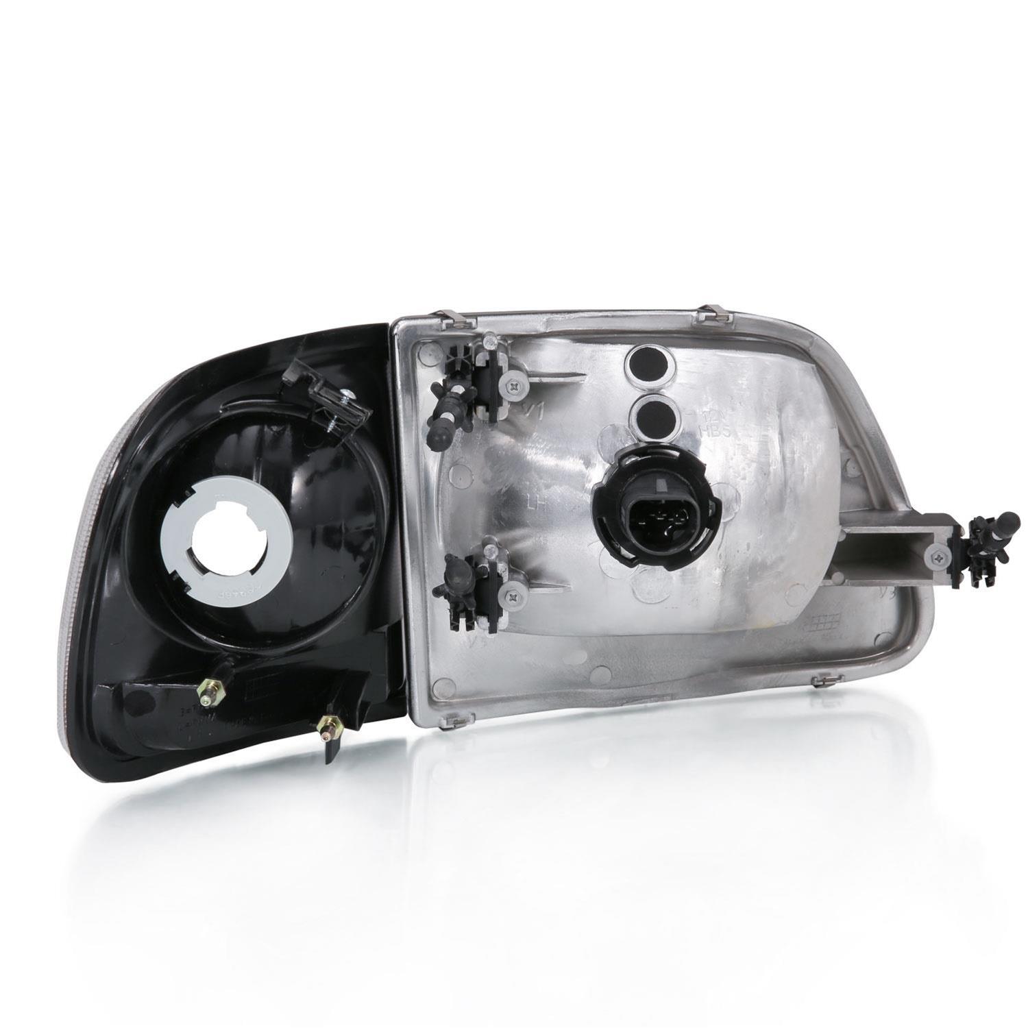 ANZO 1997-2003 Ford F-150 Crystal Headlight G2 Clear With Parking Light thumbnail 2