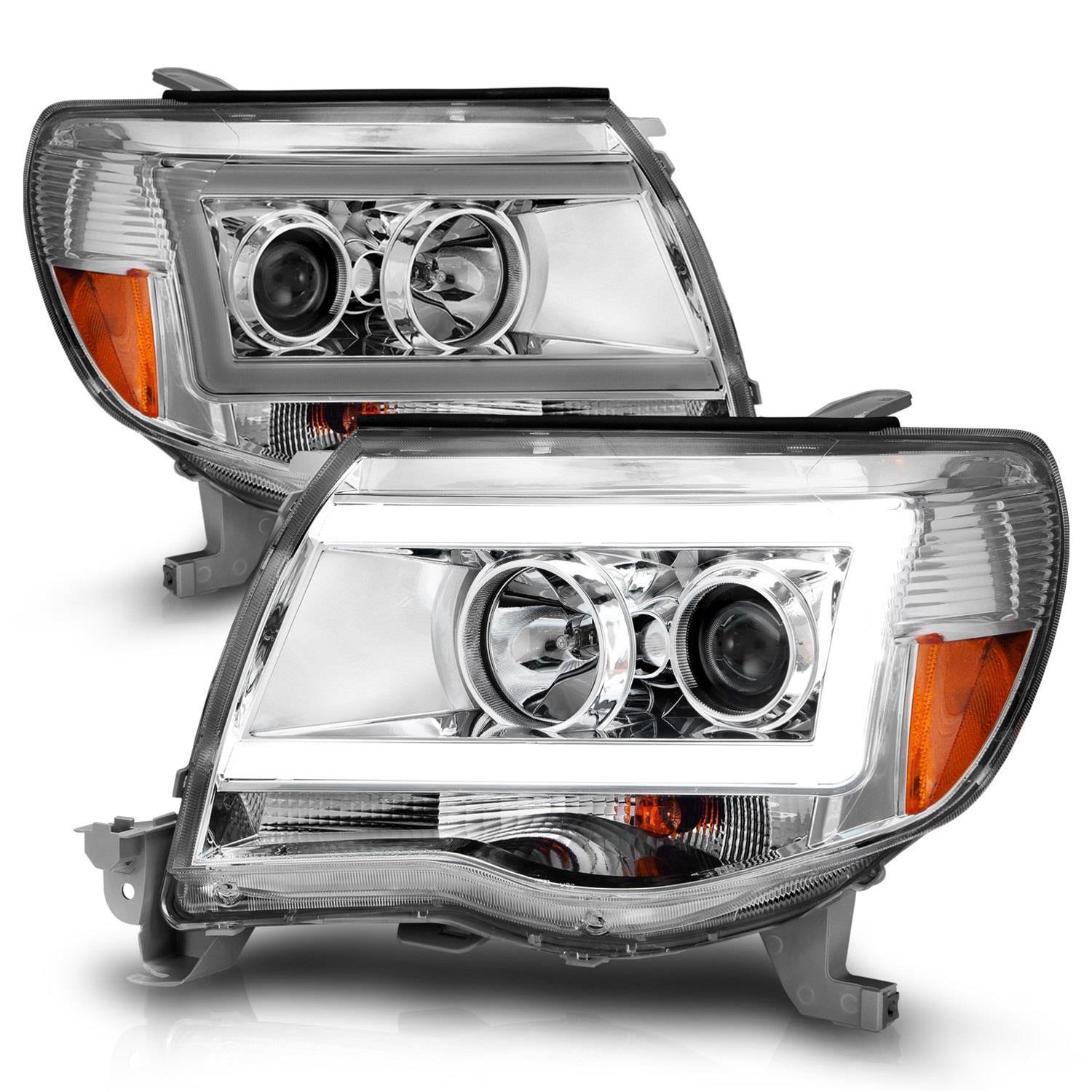 Anzo Headlights 111518 Headlight, Projector, Halogen, High/Low Beam, Clear Lens, Toyota, Truck, Pair thumbnail 3