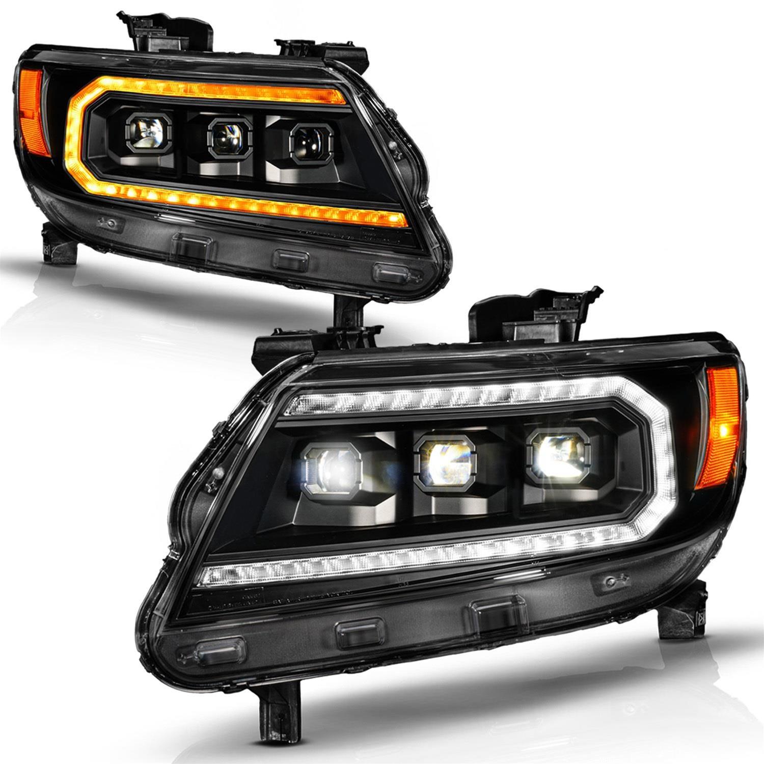 Anzo USA 111634 Anzo LED Projector Switchback Headlights | Summit