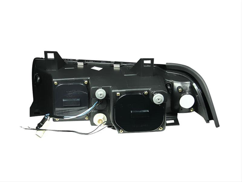 ANZO 1992-1998 BMW 3 Series E36 Projector Headlights w/ Halo Black (CCFL) G2 thumbnail 2
