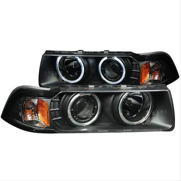 ANZO 1992-1998 BMW 3 Series E36 Projector Headlights w/ Halo Black (CCFL) G2 thumbnail 4